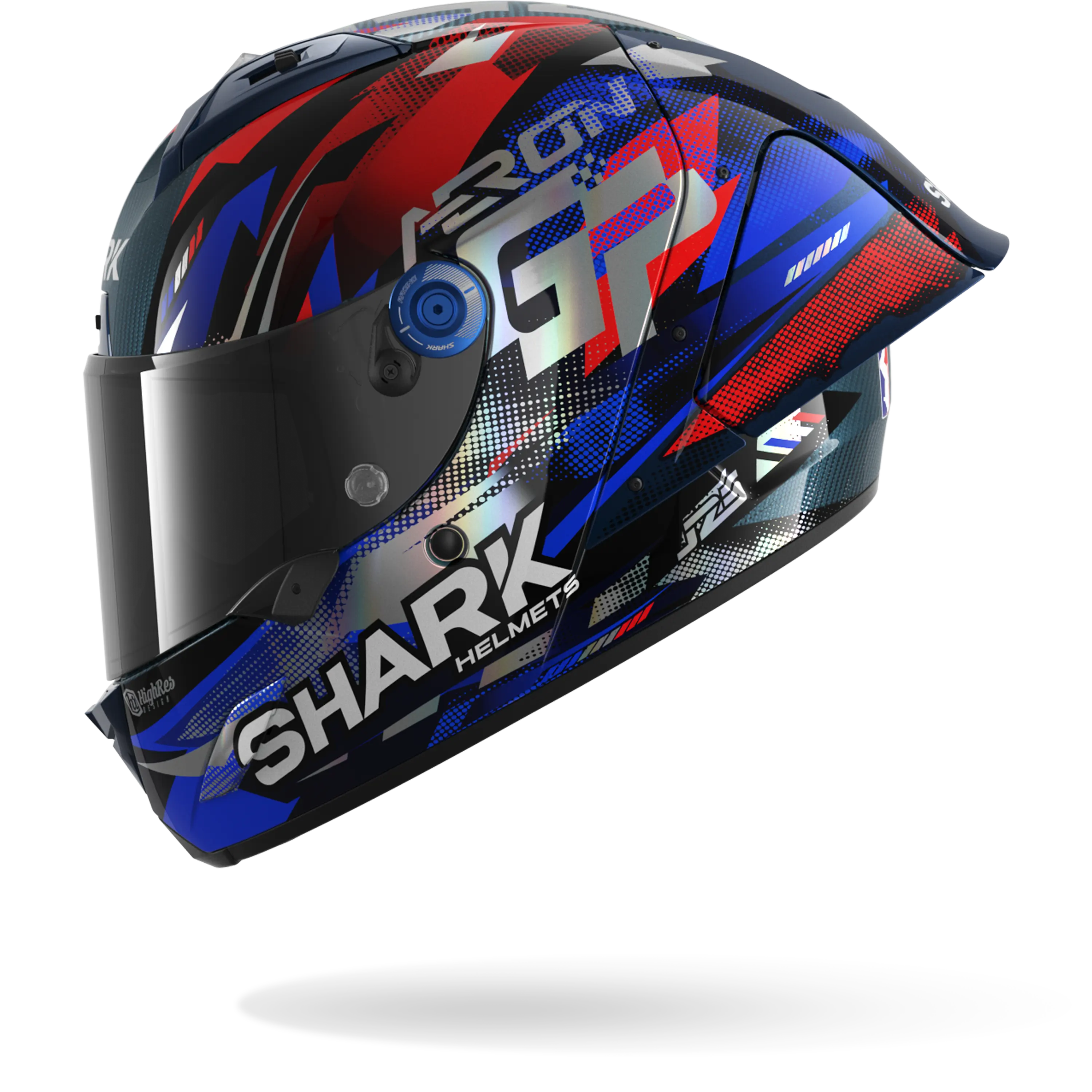 AERON GP FIM RACING #1 REPLICA ZARCO VICTORY 2025 Carbon Blue Chrom - Image 4