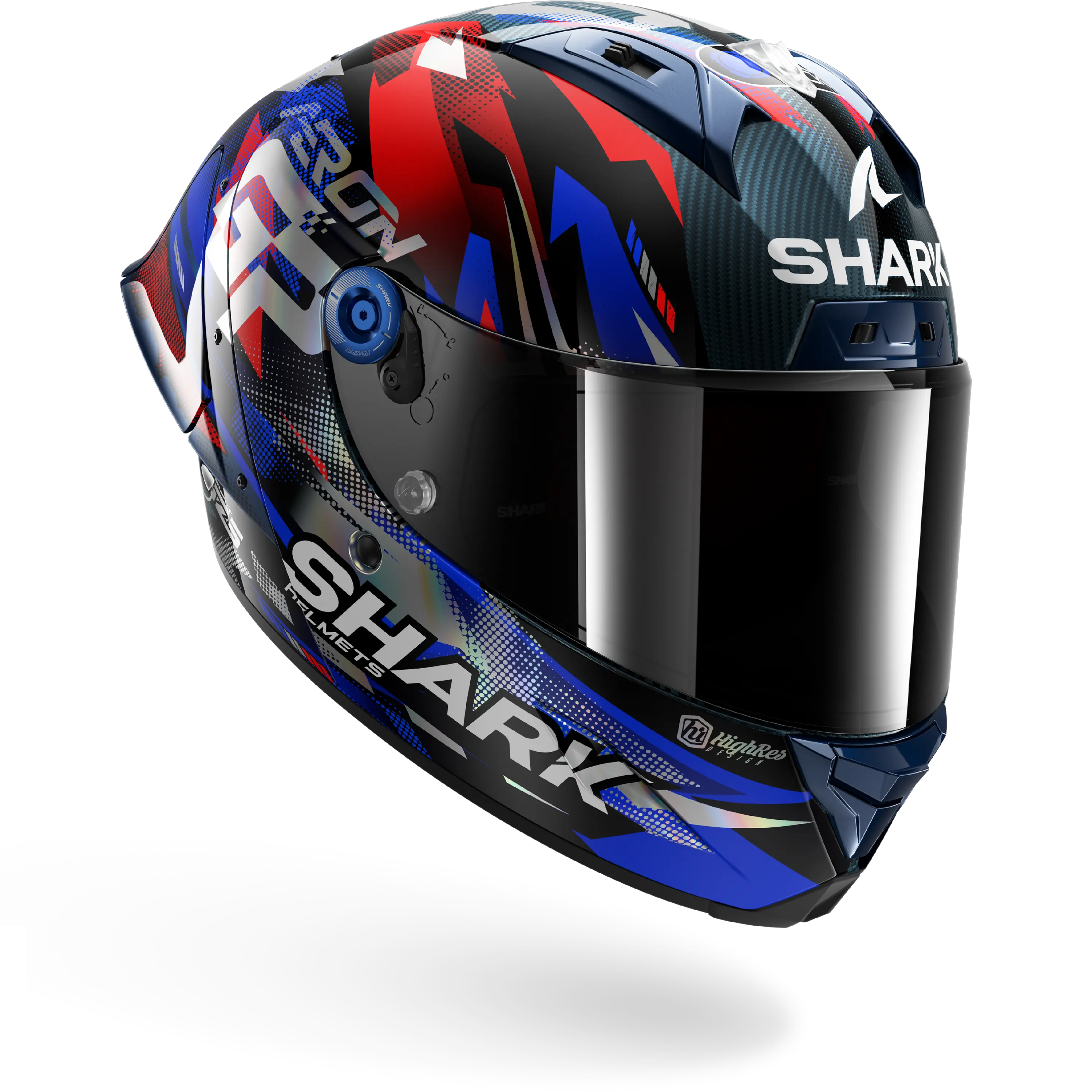 AERON GP FIM RACING #1 REPLICA ZARCO VICTORY 2025 Carbon Blue Chrom - Image 5