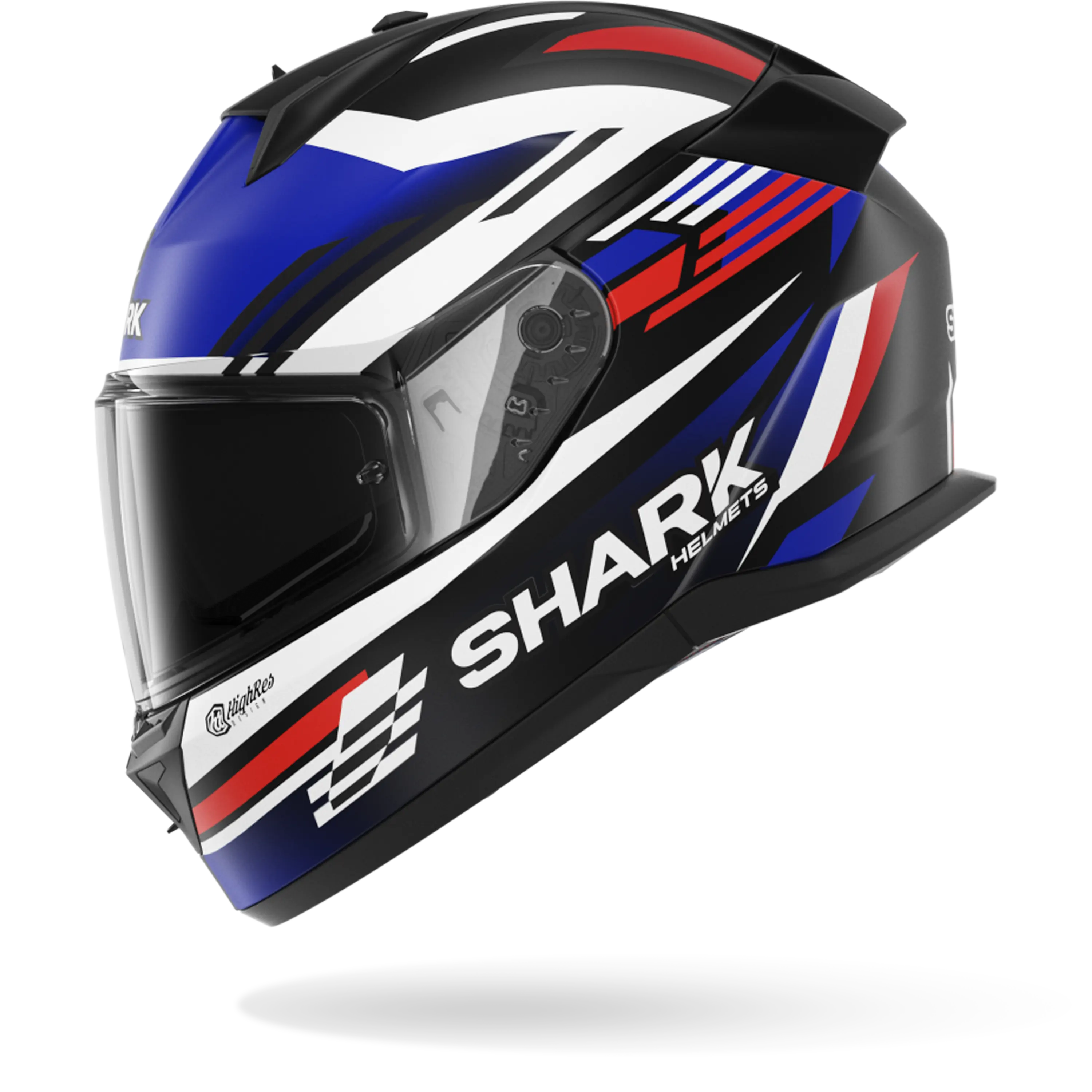 D-SKWAL 3 Firstlap Matte Black Blue Red - Image 4