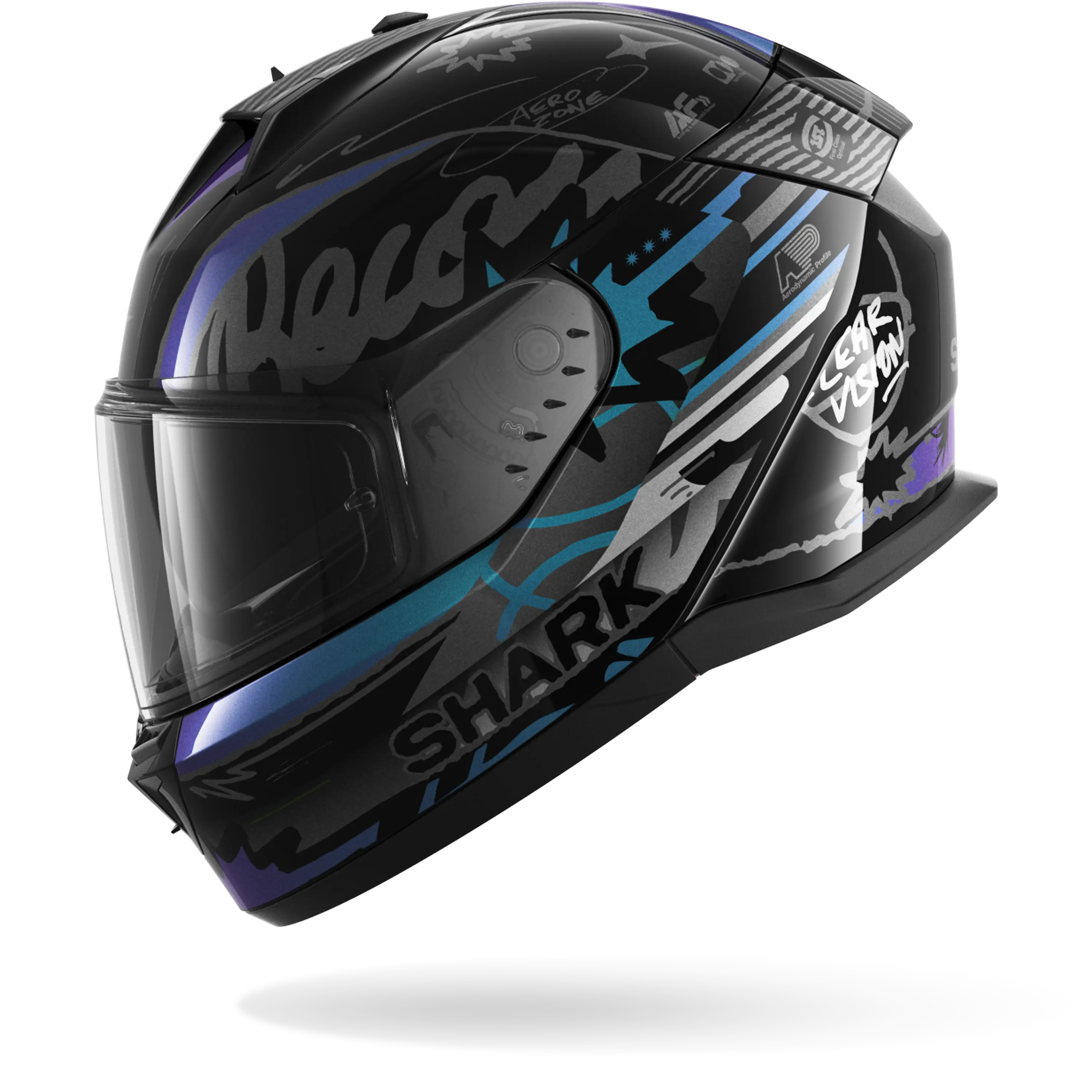 D-SKWAL 3 STREETRUSH Black Green Chrome - Image 4